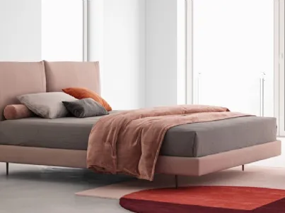 Letto moderno imbottito Icaro di Biba Salotti