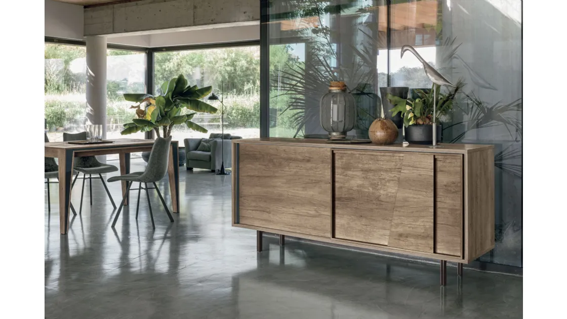 Madia Modus New in laminato effetto legno di Target Point