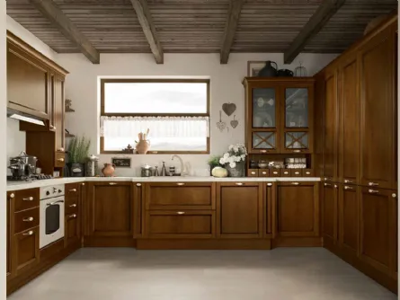 Cucina Classica angolare Sinfonia 01 di Colombini Casa Artec